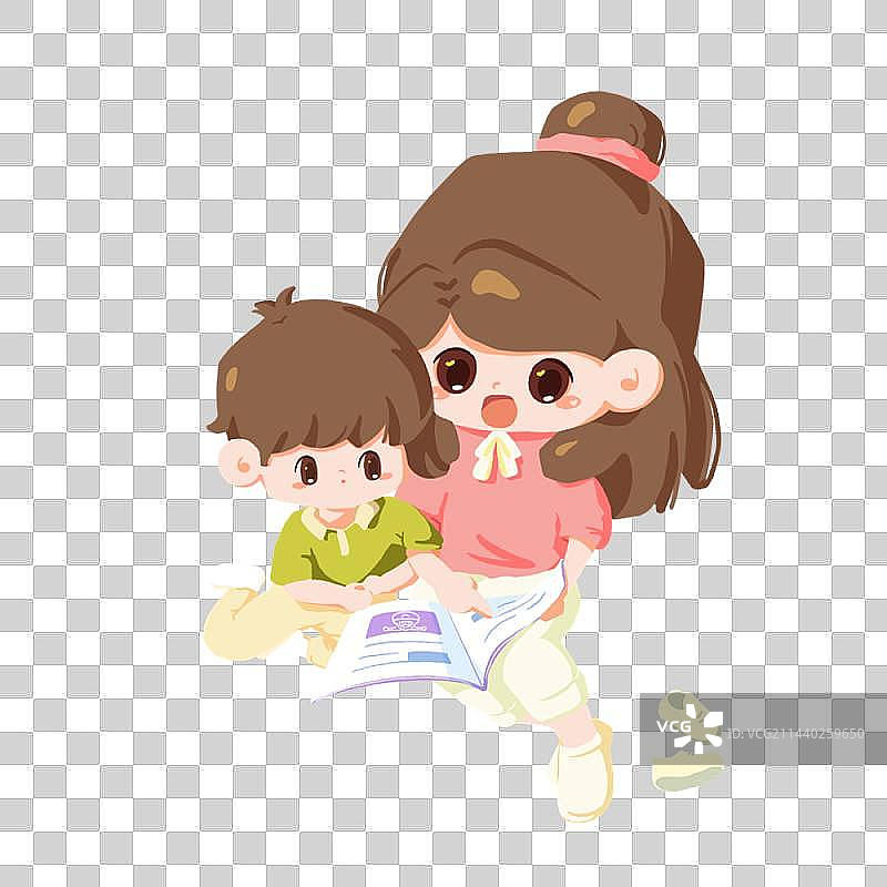 母亲节插画图片素材