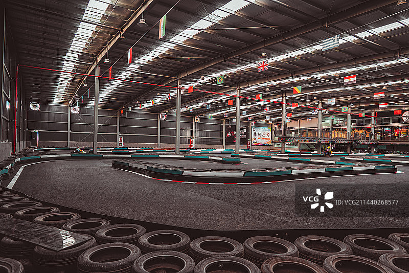 上海卡丁车赛道图片素材