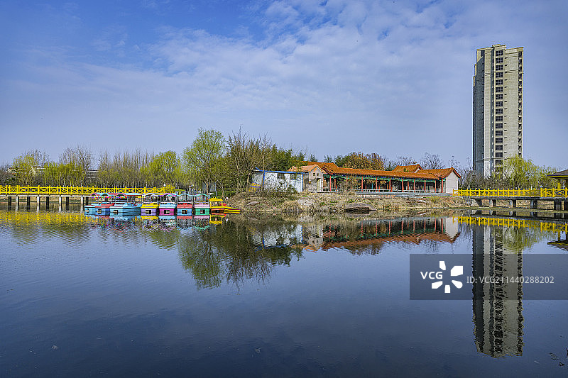 临沭红石湖公园图片素材