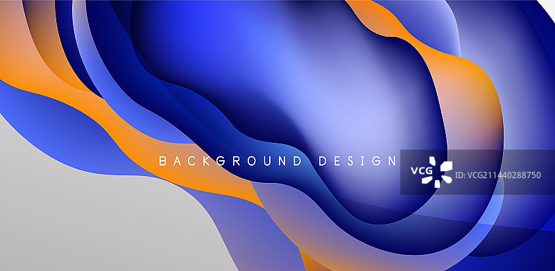 流体波作为封面的抽象背景图片素材