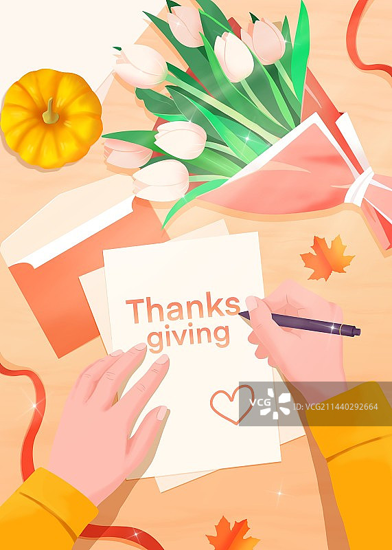 插画感恩节图片素材
