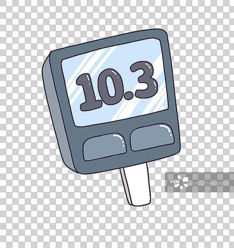 元素：血糖仪图片素材