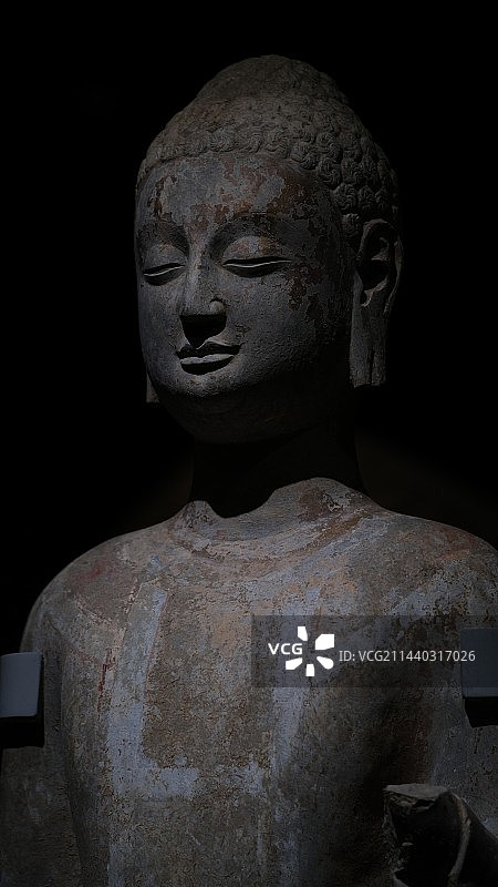 博物馆的佛像图片素材