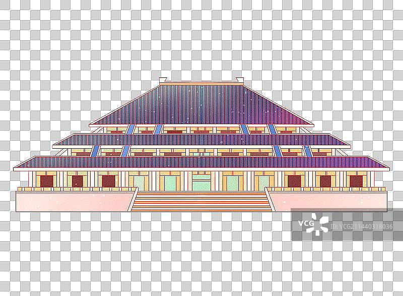 中国风武汉传统文化建筑湖北省博物馆图片素材