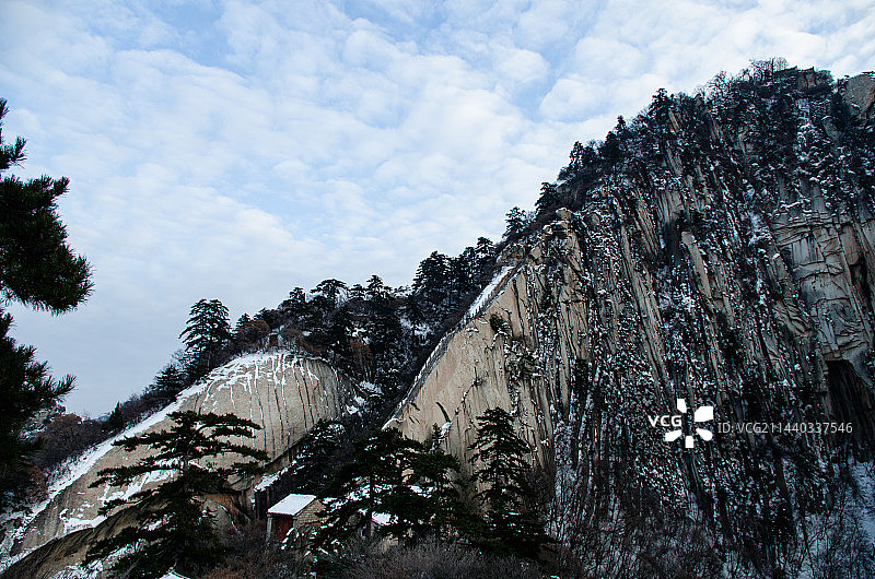 西岳华山苍龙岭图片素材