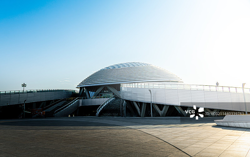 南部县新体育馆建筑外观图片素材