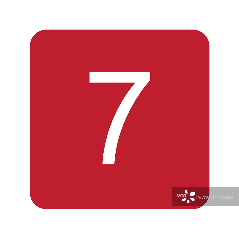 适用于的键帽数字7图标图像图片素材