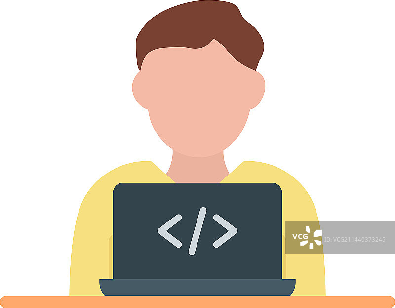 适用于移动设备的程序员图标图片素材