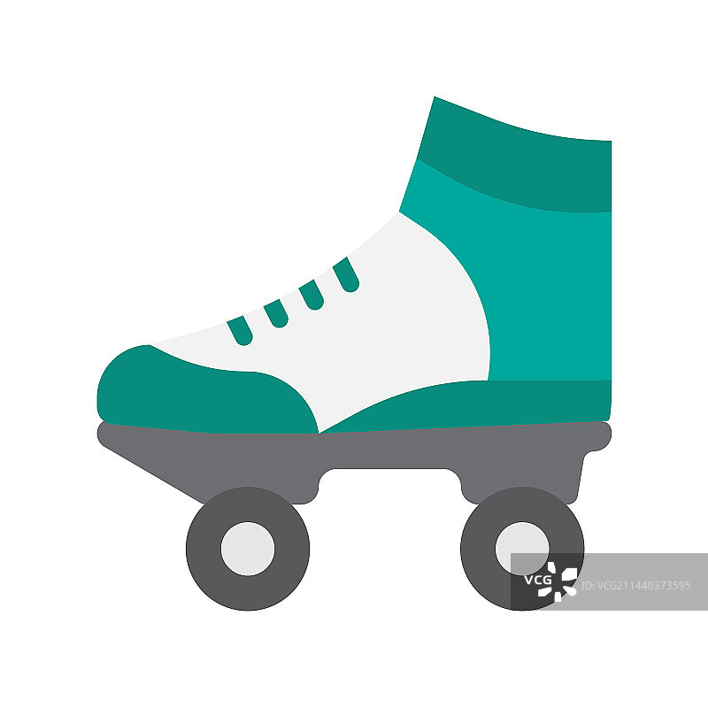 溜冰鞋图标，适用于移动应用图片素材