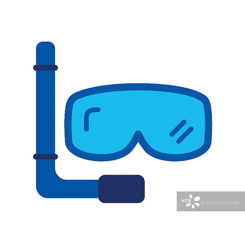 适合移动设备的浮潜图标图像图片素材