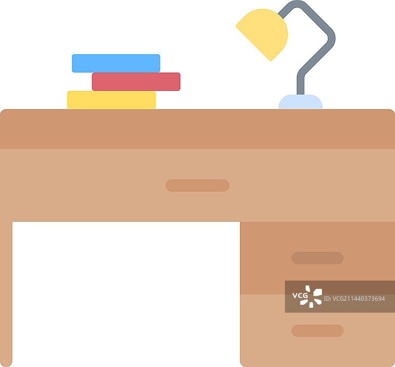 适用于移动设备的学习桌图标图片素材