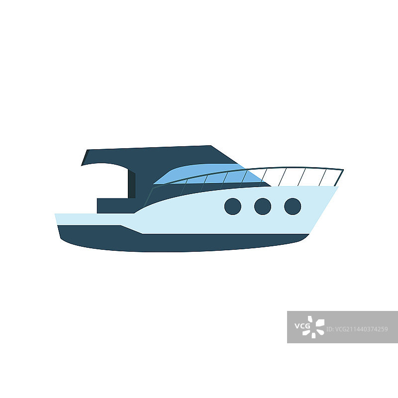 适用于移动应用的游艇图标图片素材