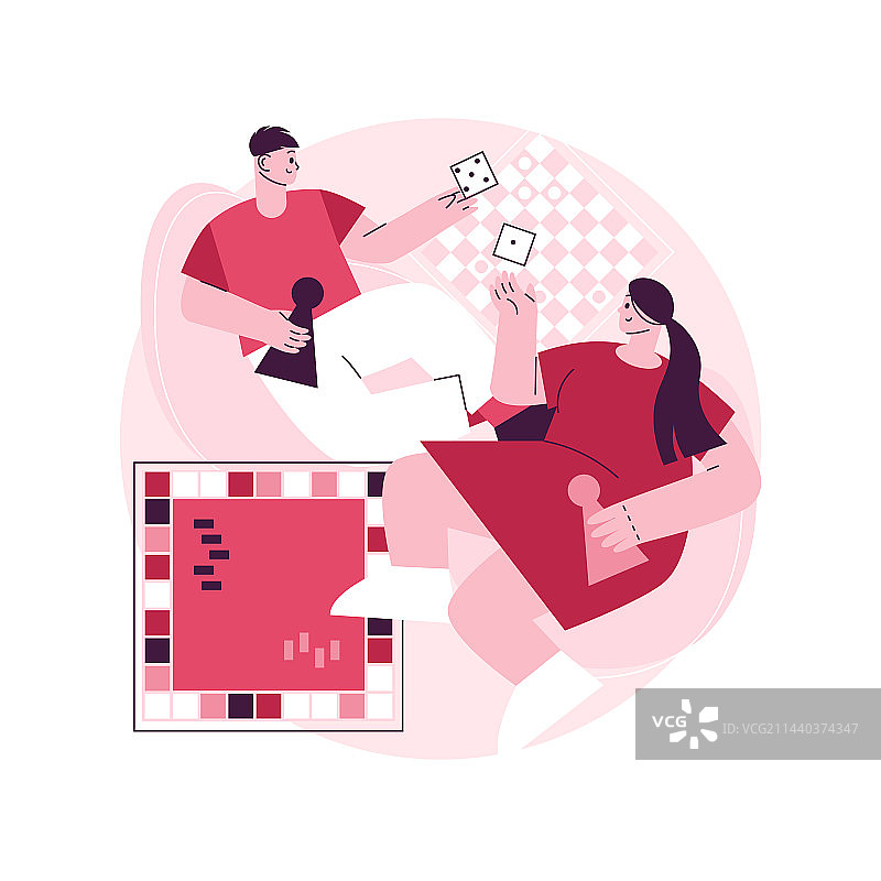 棋盘游戏抽象概念图片素材
