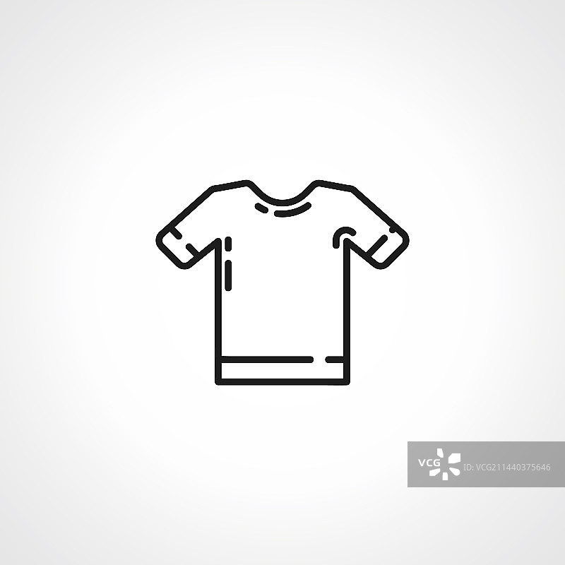 T恤线条图标衬衫线条图标图片素材