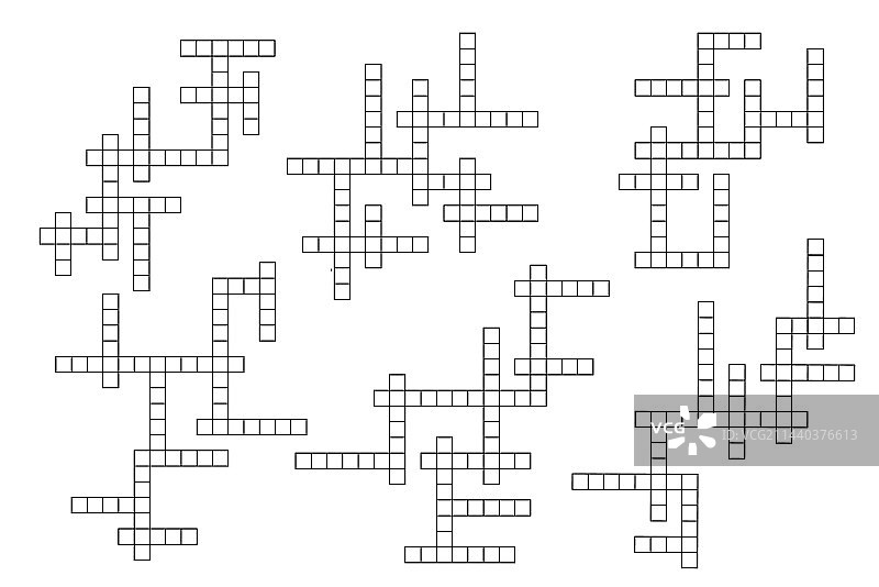 填字游戏空白方格图片素材