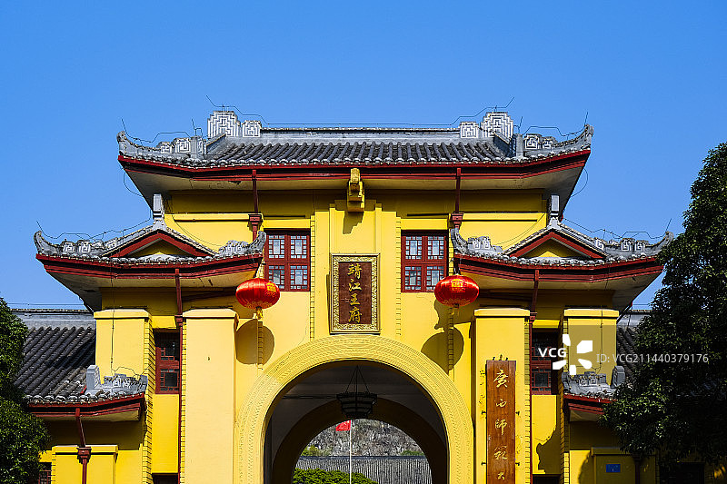 广西壮族自治区桂林市靖江王府景区晴天美丽风景图片素材