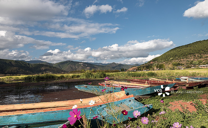 川滇女儿国 最美泸沽湖图片素材