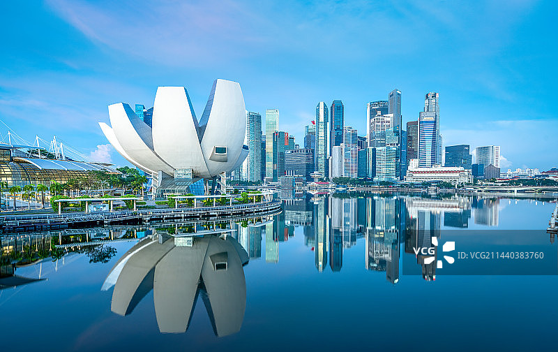 亚洲东南亚岛国新加坡共和国城市风光图片素材