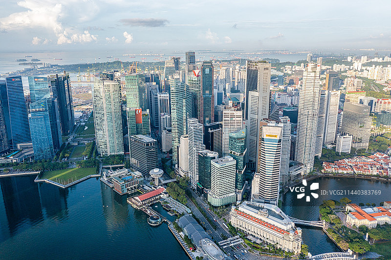 亚洲东南亚岛国新加坡共和国城市风光图片素材