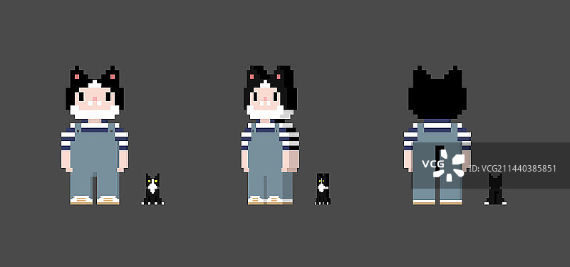 IP设计-奶牛猫图片素材