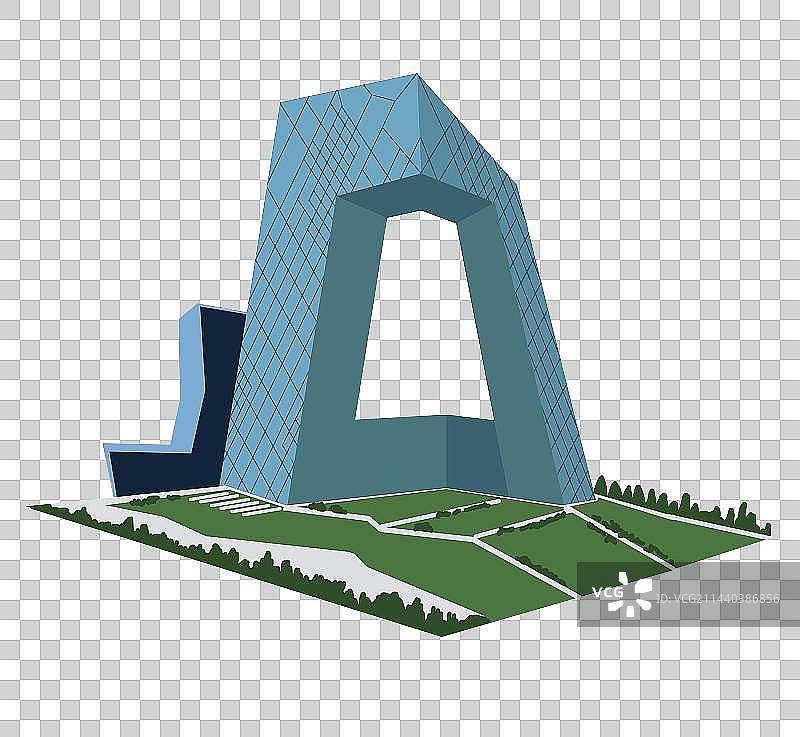 中央电视台总部大楼图片素材