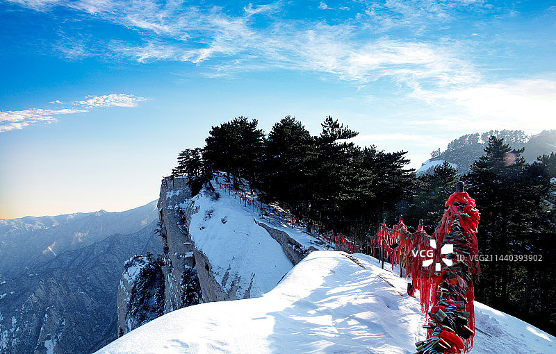 陕西“西岳”华山东峰图片素材