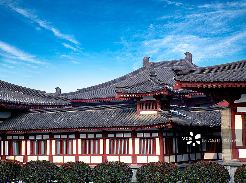 陕西西安慈恩寺玄奘三藏院图片素材