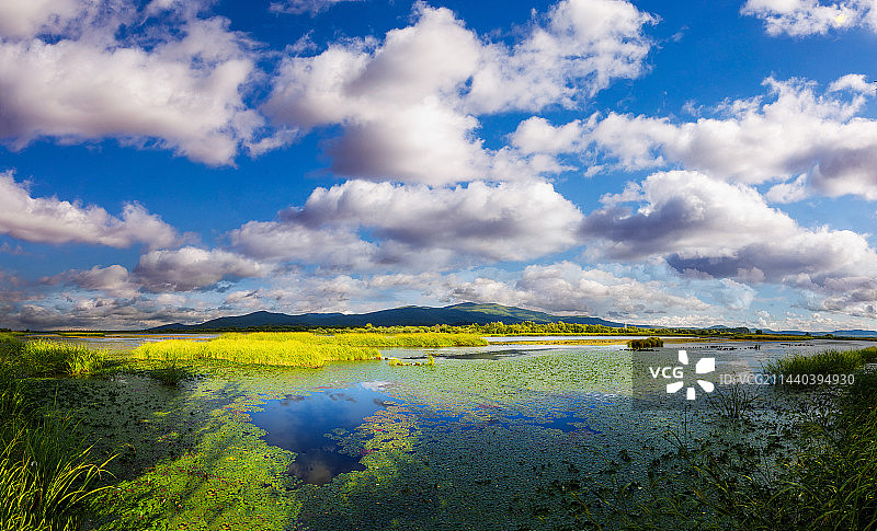 乌苏里江湿地风光图片素材