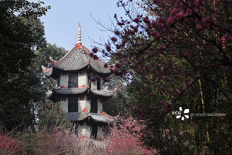 成都杜甫草堂博物馆图片素材