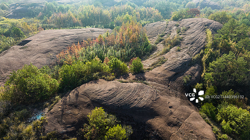 丹霞地貌图片素材