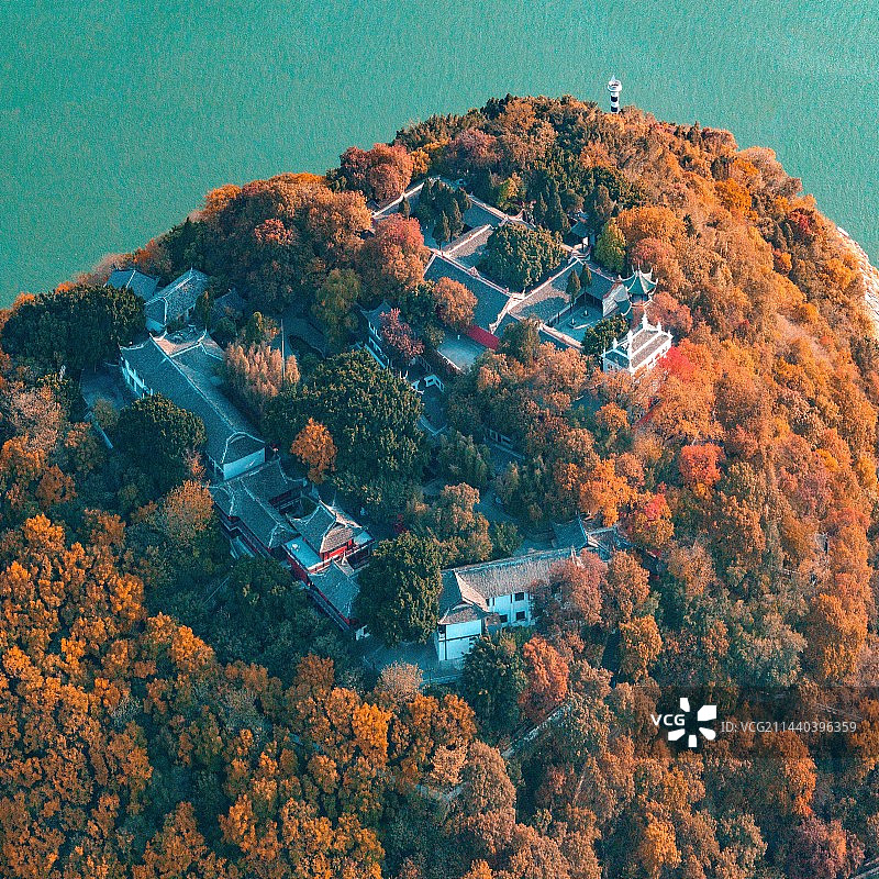 重庆奉节白帝城秋日风光图片素材