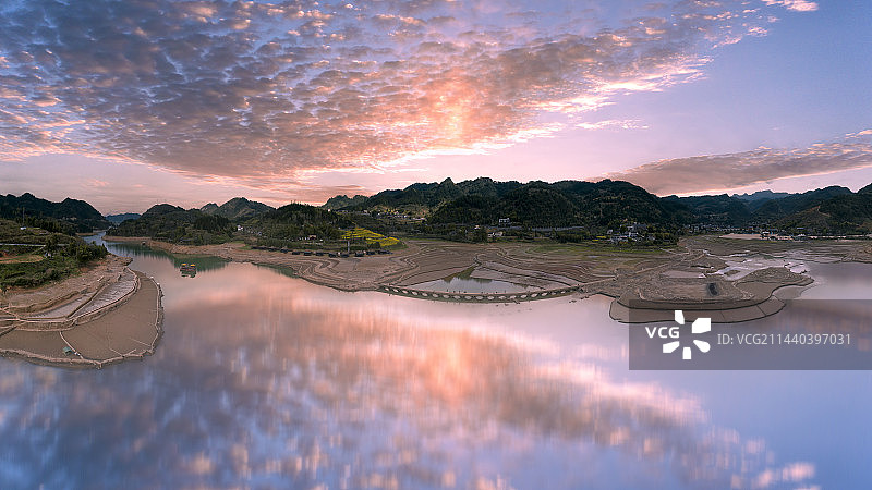 重庆板辽湖风光图片素材