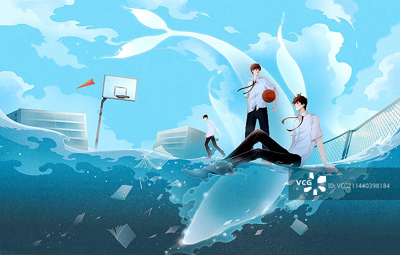 毕业季，插画图片素材