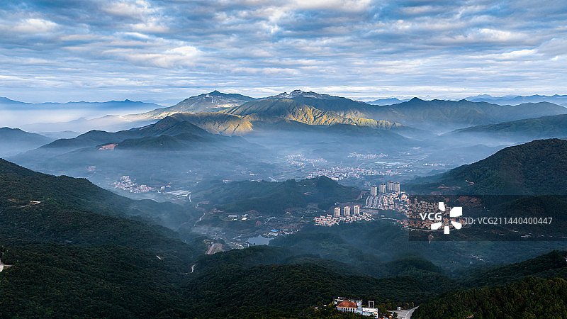 厦门十里蓝山梦幻的天空图片素材