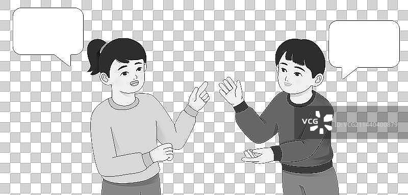 讲文明懂礼貌的新时代学生图片素材