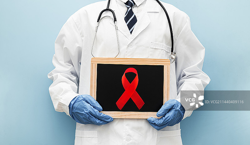 预防艾滋病传播，艾滋病科普概念图片素材