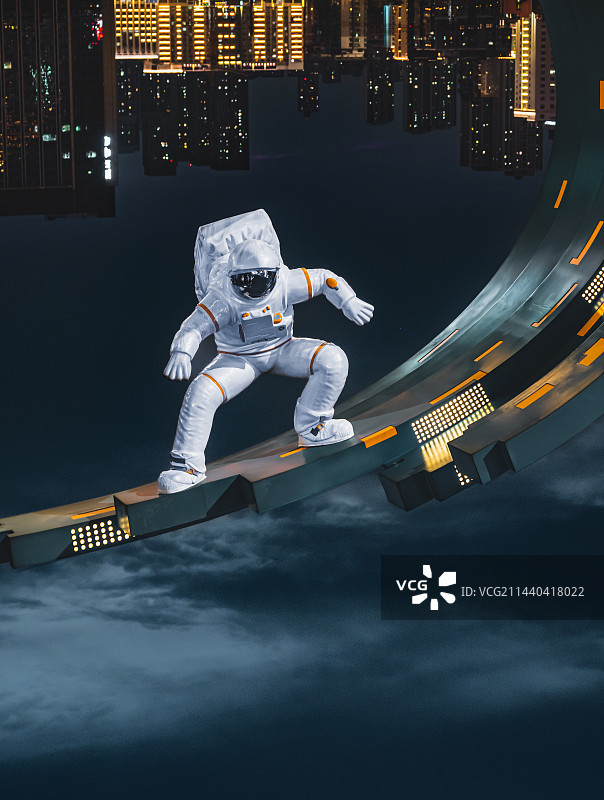 遨游太空城图片素材