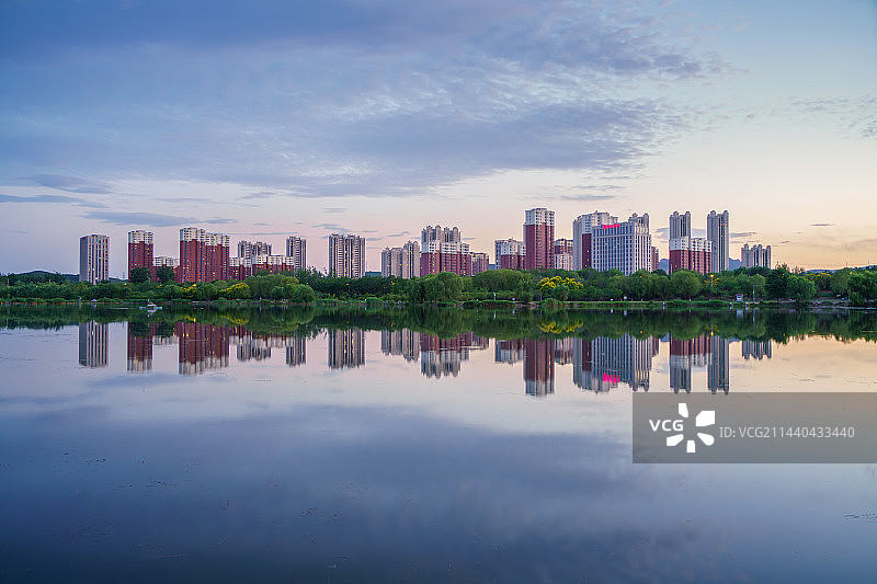 永定河畔图片素材