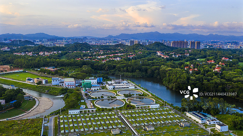 深圳观澜水质净化厂图片素材