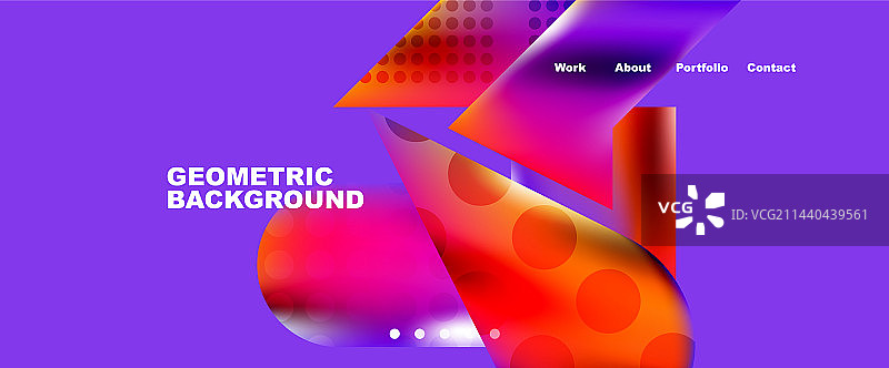 Glassmorphism登陆页背景模板图片素材