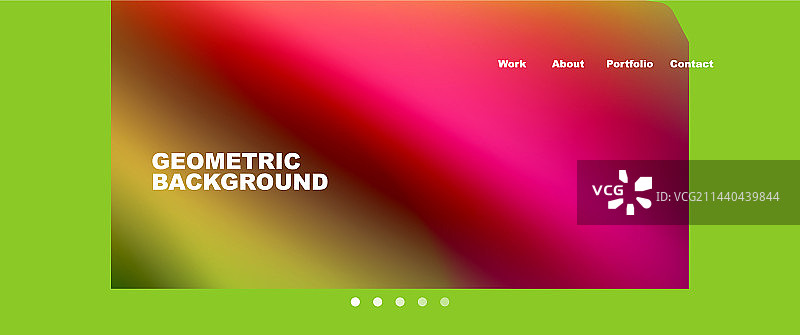 抽象几何的登陆页面创意图片素材