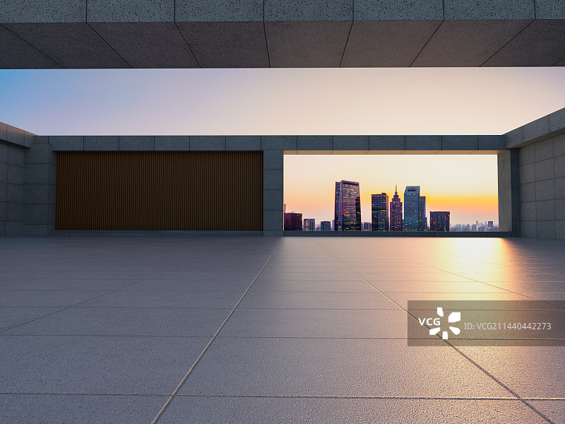 剧院建筑停车场图片素材