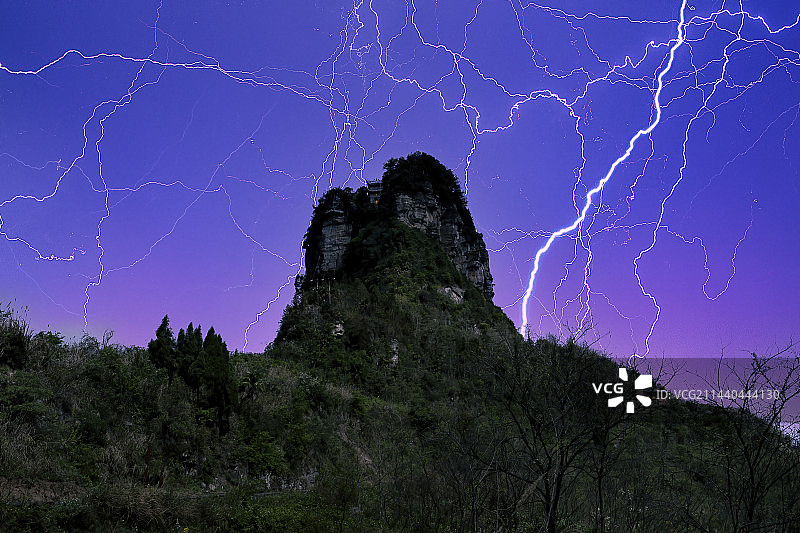 重庆綦江白云观风光图片素材