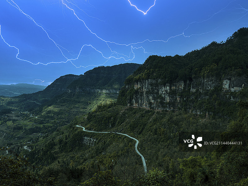 重庆綦江白云观风光图片素材