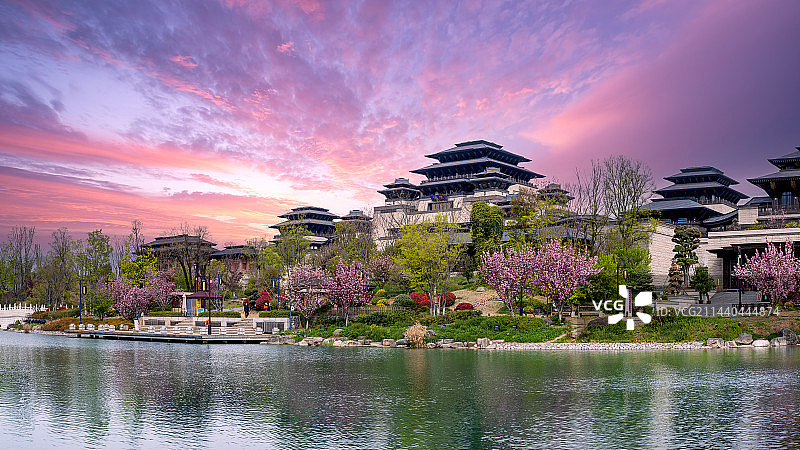 陕西汉中兴汉胜景风光图片素材