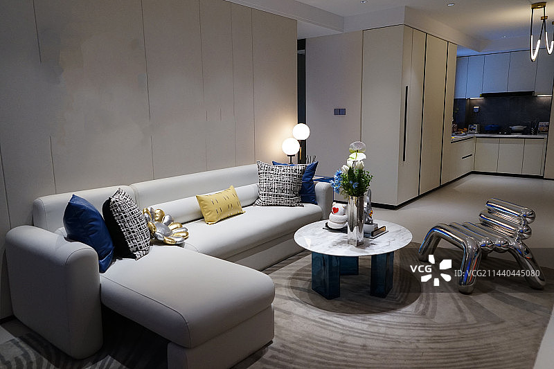 精装修的客厅图片素材