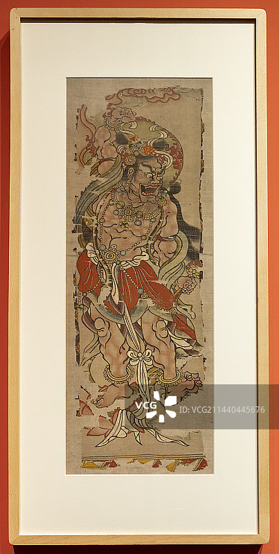 国博-盛世修典展-金刚力士像-唐代-大英博物馆图片素材