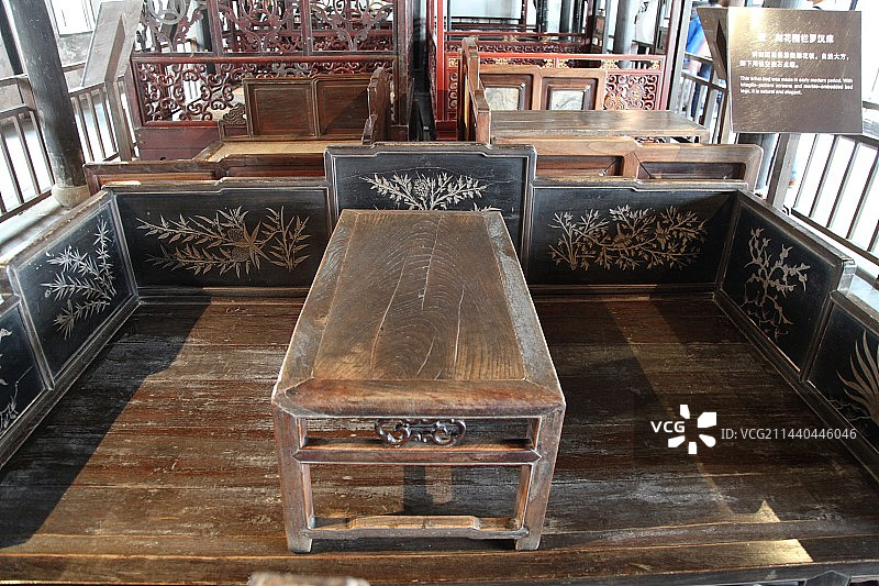 浙江桐乡：江南百床馆图片素材