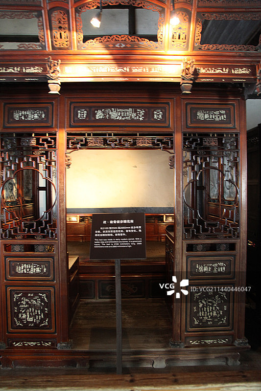 浙江桐乡：江南百床馆图片素材