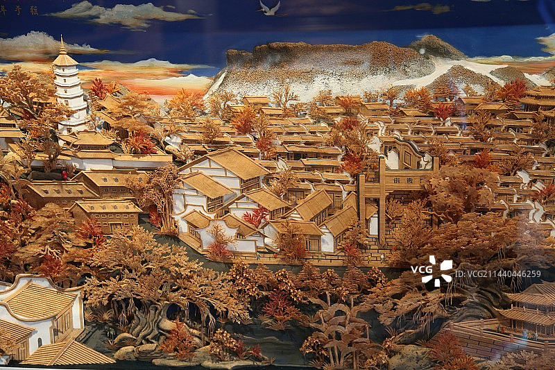 国家级非遗：福州民间传统艺术——软木画图片素材